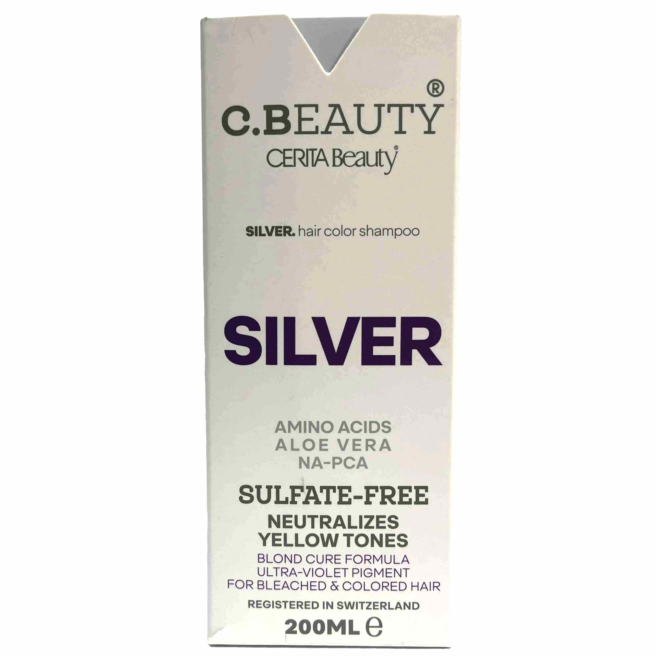 شامپو رنگساژ سیلور سریتا بیوتی CERITA Silver beauty